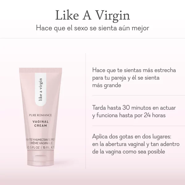 Crema estrechante vaginal - Like A Virgin - Image 2