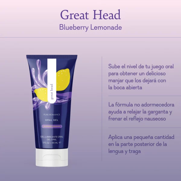 Gel Relajante de Garganta - sabor Moras limonada - Image 2